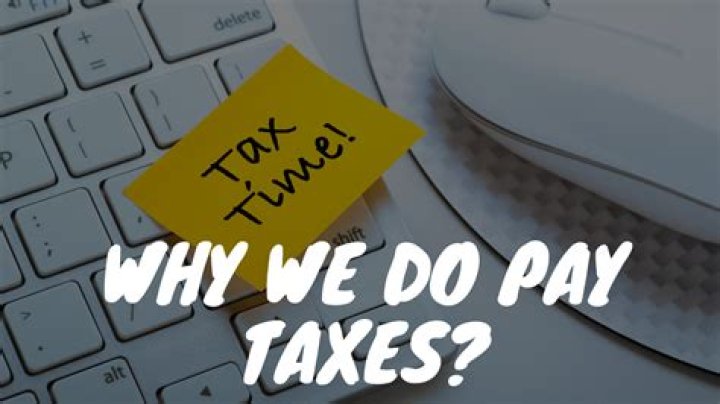 Why do you have to pay taxes at the end of the year?