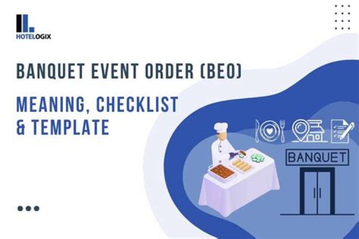 Why is a banquet event order important?