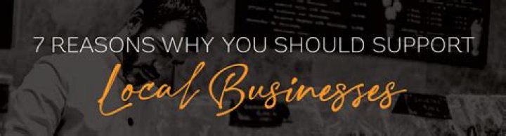 Why is it important to support local businesses?