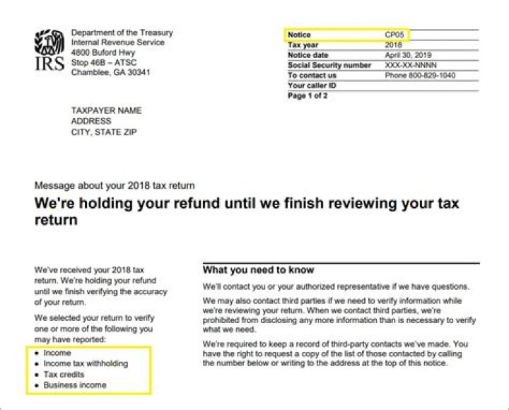 Why is my tax return under review by the IRS?