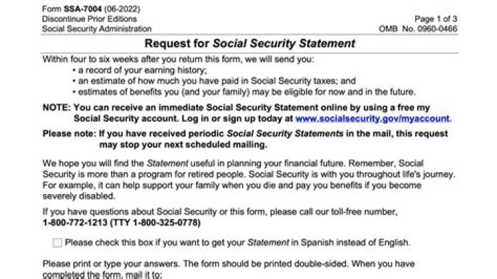 Why is Social Security sending me a letter?