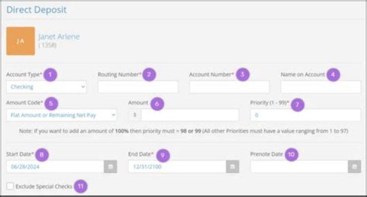 Will direct deposit go through if account number is wrong?